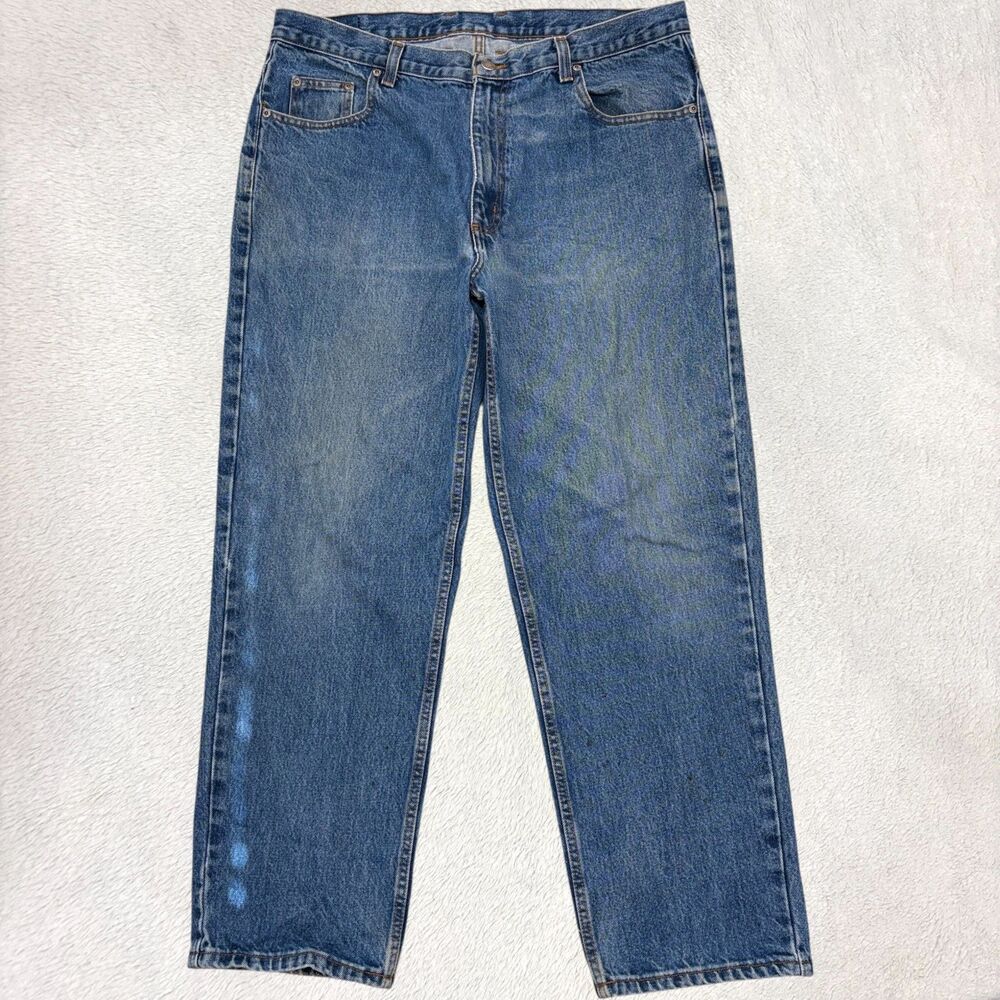 Member's Mark Relaxed Fit Jeans Mens Size 36 x 30 Blue Medium Wash Denim